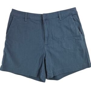 Banana Republic | Blue 5" Flat Front Hi-Rise Shorts | Size  10